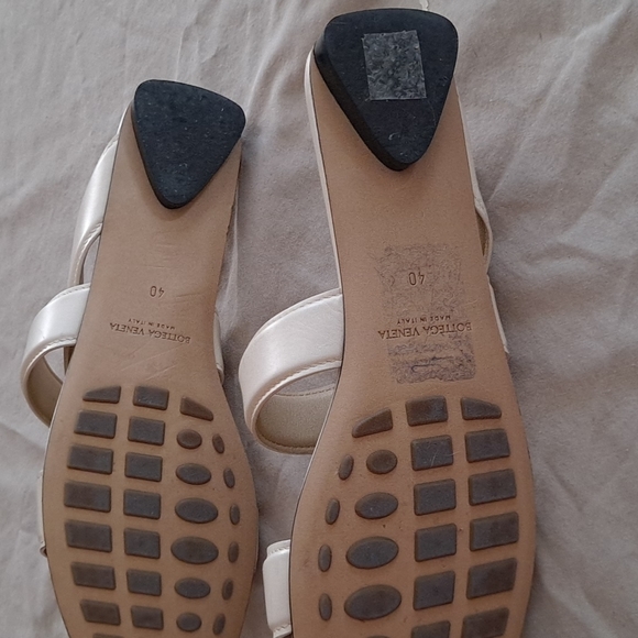 Size 40 Cream Bottega Veneta Flats - Picture 3 of 4